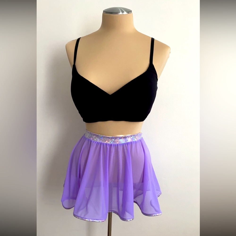 Purple Exotic Dancer Skirt